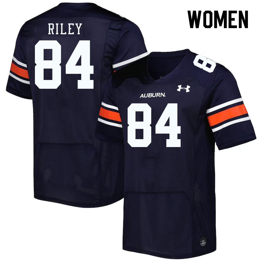 Women #84 Micah Riley Auburn Tigers College Football Jerseys Stitched-Navy